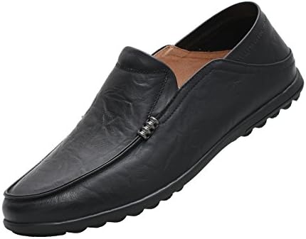 VanciLin Men's Casual Leather Fashion Slip-on Loafers Shoes