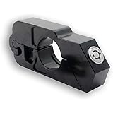 MASO Motorbike Handlebar Lock Aluminum Alloy Anti-Theft Brake Level Lock for Motorbike Motorcycle Bike Scooter Moped ATV(Black)