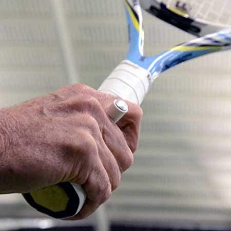 OnCourt OffCourt Tennis Grip Trainer – Great for Teachers and Coaches / Learn the Continental Grip the Right Way