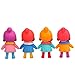 Cute Girls Figures Toys, Kimkoala 8Pcs Lovely Plastic Miniature Girls Figurines For Handcraft Fairy Garden Ornaments Micro Landscape Decorations Birthday Cake Toppers Kids Gift