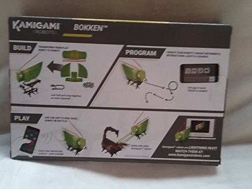 Kamigami Robots Bokken, Build Program Play, Fold & Snap Together, Use App To Run, Race, Dance Or Bat - //coolthings.us