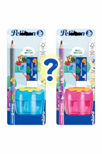 Pelikan Set Combino: crayon, gomme et Taille-crayon