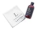 Laston Leather Conditioner & Moisturizer 8 Oz & Premium Microfiber Cloth - Cleans and Protects Leather Handbags and Wallets