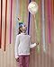 Rainbow Paper Cone Party Hats for Birthday's (12 Pack)