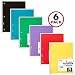 Mead Spiral Notebooks, 1 Subject, College Ruled, 70 Sheets, Assorted Colors, 6 Pack (73065)
