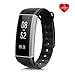 Fitness Tracker, EIVOTOR Activity Tracker with Wrist-Based Heart Rate Monitor, Water Resistant Watch Band with Step Tracker Sleep Monitor Calorie Counter Notification Alerts for Android iOS Smartphone
