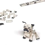 PIPEROID Animals Pug Dog 3D Puzzle DIY Craft Kit