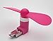 USB/Micro USB Mini Fan with Two Leaves Two Ports for Samsung Galaxy S6 S5 S4 Note4 3 2 HTC M9 M8 LG G4 G3 G2Tablet Notebook Powerbank YOLOPLUS (3PC RBO)