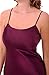 Del Rossa Womens Satin Nightgown, Adjustable Camisole Chemise