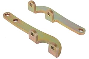 SPEEDWAY MOTORS Flat Plate Steering Arms, Plain, Fits Ford