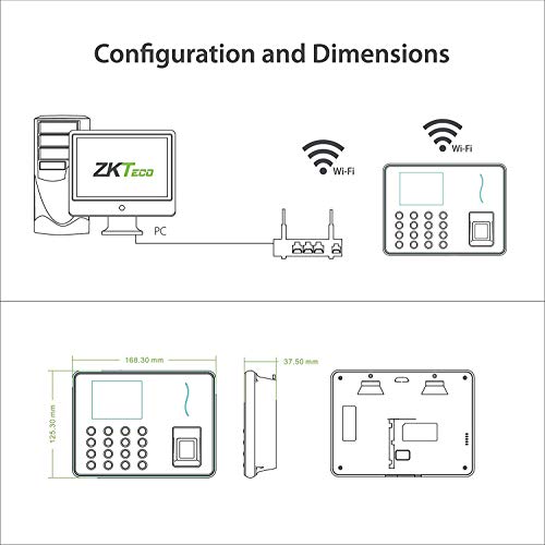 4 ZKTeco+Fingerprint+Attendance+Biometric+Employee