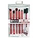 MODA Beautiful Eyes 7 pc Makeup Brush Flip Kit, Red