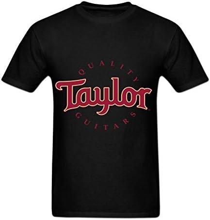 Allthelynic Summer Taylor Quality Guitars Graphic T Shirts for Men M Black