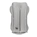 Xueyan Inflatable Daydreamer Face Pillow with Lunch Break Travel Packsack and Luggage Clip - Gray
