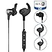 Aptx Bluetooth Headphones, Mini In Ear Bluetooth 4.1 AptX Stereo Magnetic Wireless Earbuds Snug Fit for Sports with Built in Mic BT-519 earphone(7 Hours Playtime, cVc 6.0 Noise Cancelling Microphone)