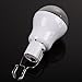WinnerEco Portable Solar Powered LED Bulb Lamp Spotlight with 0.8w Solar Panel for Outdoor Hiking Camping Tent Fishing Lighting