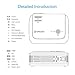 Projector, OKCOO Native 1080P Projector, 7500L FHD Outdoor Movie Projector Supports Max 200
