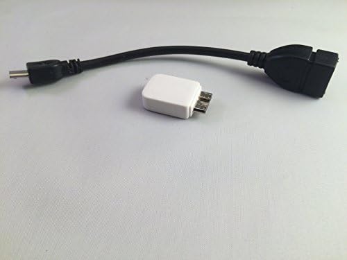 1x MicroUSB to USB 3.0 [ White ]+ 1x OTG [ Black ] Adaptors Kit