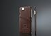 iPhone 8/iPhone 7 Coated Leather Case with Slots for ID/bank cards - Perfect Slim Fit Cases by Simons of London - Luxury Back Cover with Gift Box (iPhone 8 and 7, Walnut Brown)