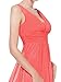 Ever-Pretty Elegant V-Neck Casual Dresses for Women 16US Coral
