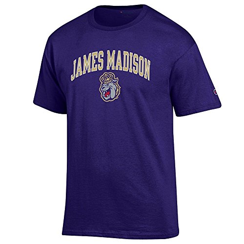 Elite Fan Shop James Madison Dukes Tshirt Varsity Purple - M