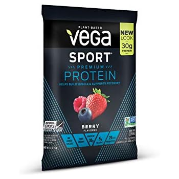Sample Size Vega Sport Performance Protein Powder Berry 15 Ounce