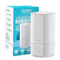 Livatro 4L Top Fill Humidifiers for Bedroom Large