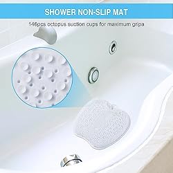 BESKAR XL Large Foot Scrubber Mat for Use in Shower