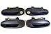 PT Auto Warehouse TO-3149A-QP - Outside Exterior Outer Door Handle, Textured Black - Front Left/Right, Rear Left/Right (Replaces 69220-12160, 6922012160, 6921012160, 6924012140, 6923012140)