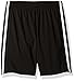 adidas Tastigo 17 Climacool Quarter Length Soccer Shorts, Black/White, Small