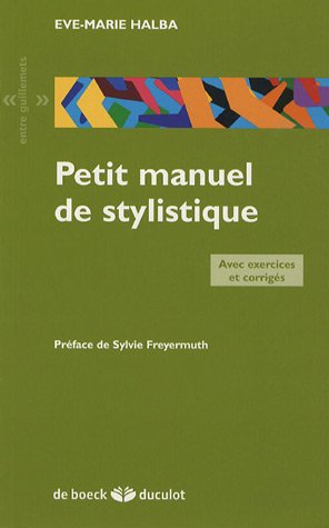 Petit manuel de stylistique