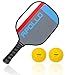 Apollo Pickleball Paddle with 2 Pickleballs | Lightweight Premium Graphite/Carbon Fiber | Meets USAPA Specifications