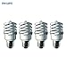Philips T2 Spiral CFL Light Bulb: 6500K, 100-Watt, Daylight, E26 Medium Screw Base, 4 Pack primary