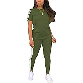 Nimsruc Two Piece Sets For Women Summer Casual Sweatsuits