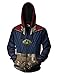PONGONE Super Hero DS Cosplay Hoodie Halloween Sweatshirt Costume Pullover/Zipper Hoodie XL
