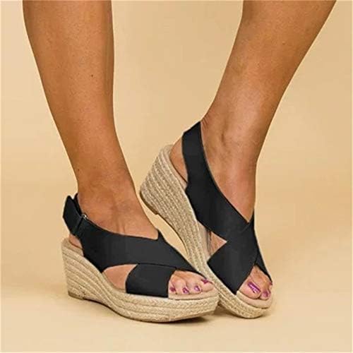 CHLDDHC Woman Sandals Platform Summer Comfortable Wedge Sandals