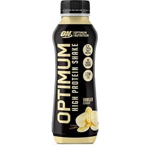 Optimum Nutrition ON Optimum High Protein Shake 10 x 500ml 100% Gold Standard RTDs (Vanilla)