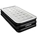 Twin Air Mattress with Built-in Pump - AirExpect Inflatable Mattress Double High Elevated Raised Airbed Blow up Bed for Guests with Comfortable Quilt Top, 80×39×19 Inches, 2-Year Warranty