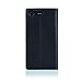 32nd Classic Series - Real Leather Book Wallet Case Cover for Sony Xperia X Compact, Real Leather Design with Card Slot, Magnetic Closure and Built in Stand - Black