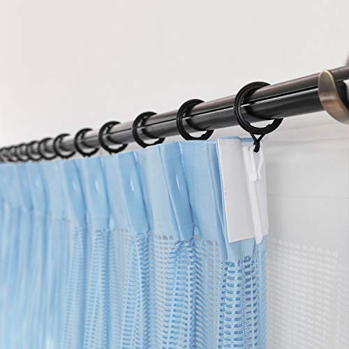 Macochico Pinch Pleated Medical Curtains,Blue Medical Curtains,Privacy Curtains,Hospital Curtains,Cubicle Curtain,Clinic Curtains,SPA Lab Curtains Room Divider,10ft Wide x 8ft Tall(1 Panel)