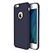 TORRAS [Love Series 6S Plus Case / 6 Plus Case, Liquid Silicone Rubber Gel Soft Microfiber Cushion Shockproof Case Compatible with 6 Plus / 6S Plus, Dark Blue