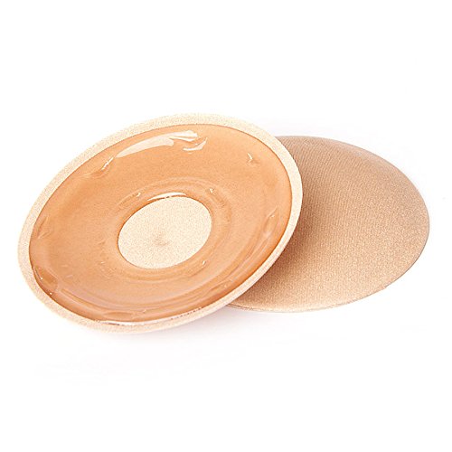 Reusable Nipple Covers Pasties Bra- Womens Adhesive Silicone Breast Petals Concealers 2 Pair - Thumbnail 2