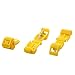 AIRIC T-tap Wire Connectors Quick Splices 100 Pcs 12-10 Gauge Yellow Wire Inline Terminal Connector Tap Self-Stripping Radio Wiring Splice Terminals