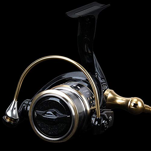 TJLSS Spezielle langwierige schräge Mund-Nichtabfertigungs-Angelrolle, Metallspool-Spinnrad Doppel-Linie Angelrolle… – Bild 5