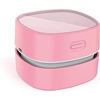 ODISTAR Desktop Vacuum Cleaner,Mini Table dust Sweeper Energy Saving,High Endurance up to 400 mins,Cordless&360º Rotatable De