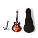 SL Mini Guitar Model Miniature Electric Guitar Toy Music Instrument Sunburst Dollhouse Model Home Decoration