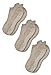 Deluxe Anti Slip Non Skid Barre Yoga Pilates Hospital Socks with grips for Adults Men Women XL (X-Large, 3-pair/beige)