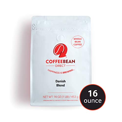 Coffee Bean Direct Danish Blend, Whole Bean Coffee, 16-Ounce Bags (Pack of 3) Coffee Bean Direct Danish Blend, Whole Bean Coffee, 16-Ounce Bags (Pack of 3)