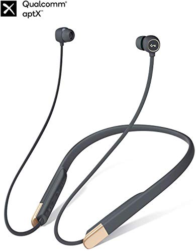Bluetooth Headphones, AUKEY Key Series Wireless Earbuds Bluetooth 5.0 aptX Neckband Headset, in-Ear Sport Headphones with Built-in Mic, Magnetic Play/Pause, 8H Playtime, 3 EQ Modes, IPX6 Sweatproof