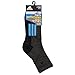 adidas Men's Cushioned X 2 Mid Crew Socks (2-Pair), Black-Graphite Marl/Solar Blue/Light Onix, Large, (Shoe Size 6-12)